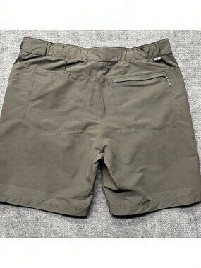 REI Co-op Screeline Shorts Mens 36 Brown Hike Hiking Stretch Belted Gorpcore